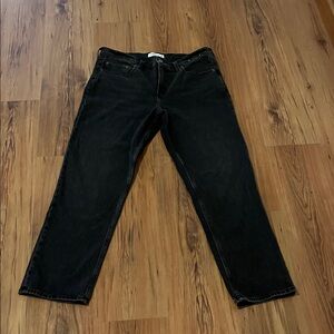 Abercrombie & Fitch Women's Dark Straight Leg Jeans